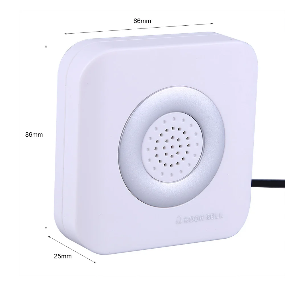 12V Wired Doorbell 4 Core Din Don Hardware Doors Bells Control System Door Bell Panel Doorbells For Homes Offices Hotels wired doorbell