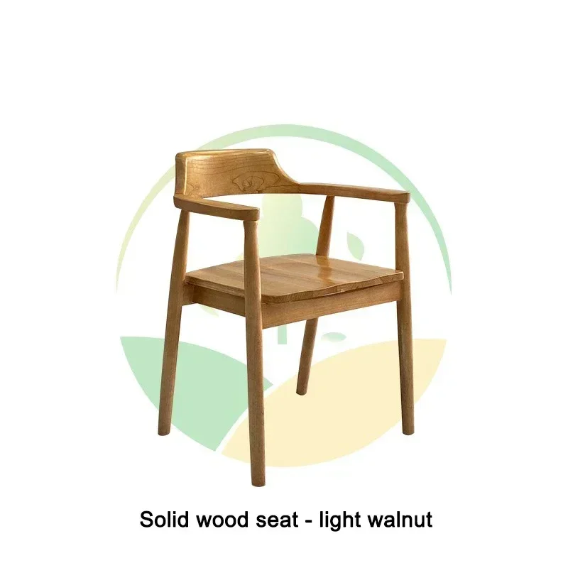 Wood Dining Chair Office Chairs Chaise Salle Manger Nordic Kitchen Design Living Room Rooms Dressing Chic Modern Luxury Accent