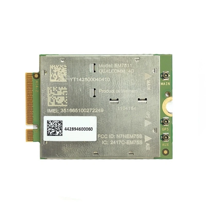 

EM7511 M.2 LTE Card Модуль FDD LTE TDD LTE Cat12 Беспроводная карта для ноутбука