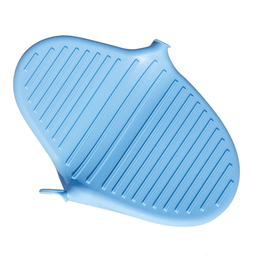 Kitchen Silicone Insulated Soup Pot Clip Ear Tips Anti Slip Butterfly Gloves Oven Mitts Silicone Heat-resistant Hand Clip