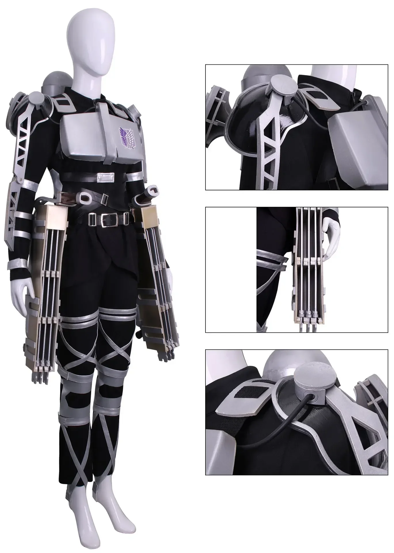 Attack on Titan Survey Corps Cosplay Costume Harness Armor
