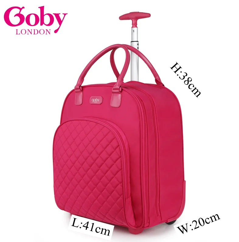 18 Inch Women Rolling Suitcase Travel Trolley bags Luggage bag