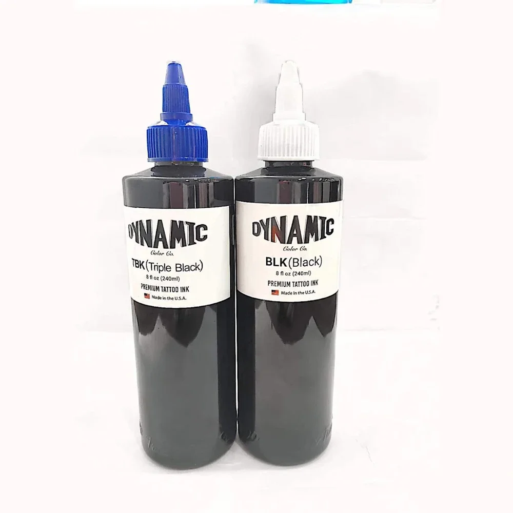 8oz Quality Triple Black Pigment Tattoo Ink Pigment 240ml Tattoo Body Color Drawing Teng Black Materia