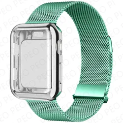 Elegant Milanese Loop Metal Magnetic Band Strap - 45mm Series 9 8 7 (Spearmint 20)