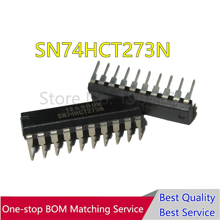 10Pcs SN74HCT273N 74HCT273 DIP20 מקורי במלאי אוקטלי D-TYPE כפכפים עם ברור IC חדש