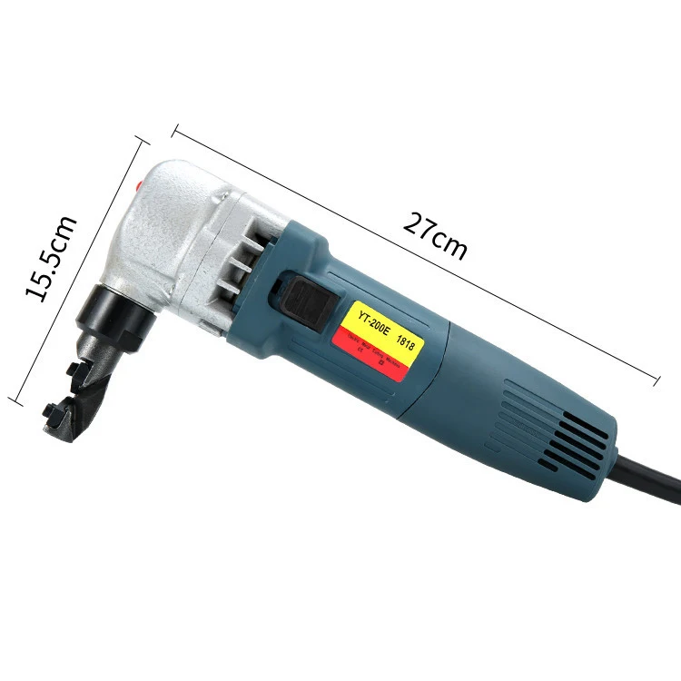 380W Electric Metal Nibbler 1.8mm Metal Cutting Shear Machine Electric Sheet Steel Nibbler High Speed Rotor For Steel Aluminium 6