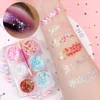 6 Colors/Set  Holographic Chunky Nail Sequins Glitter Makeup Eyeshadow Bulk Party Face Body Chunky Glitter For Festival Glitter 3