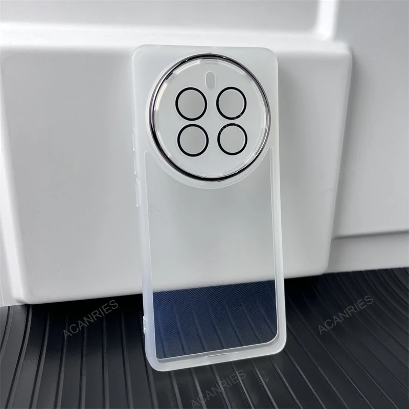Solid Color Silicone Soft Case with Camera Protection