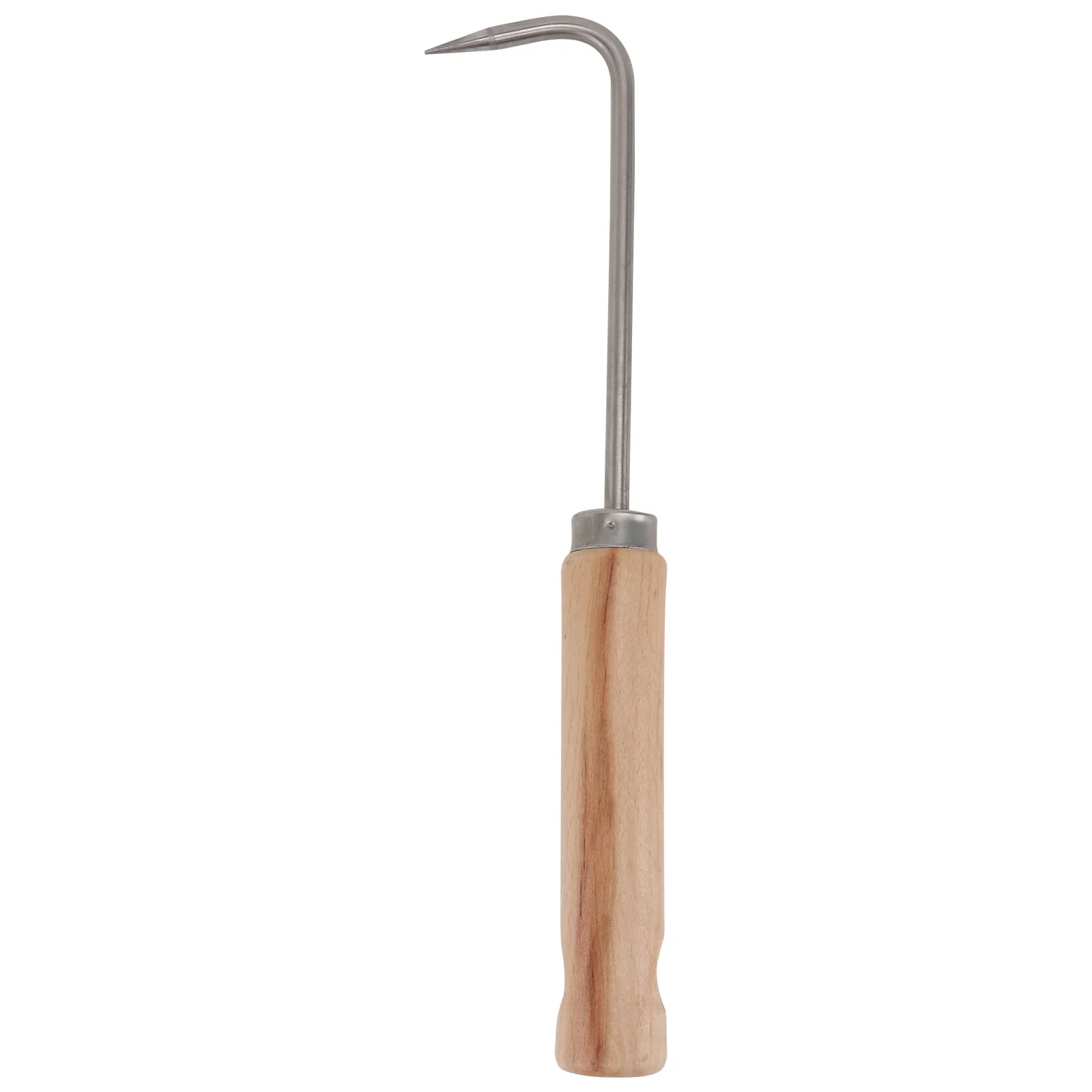 Single Claw Hook Metal Manual Weeder Garden Tool Cultivator Rake Root Remover Plant Transplanting Digging Tool Shovel Spade Soil