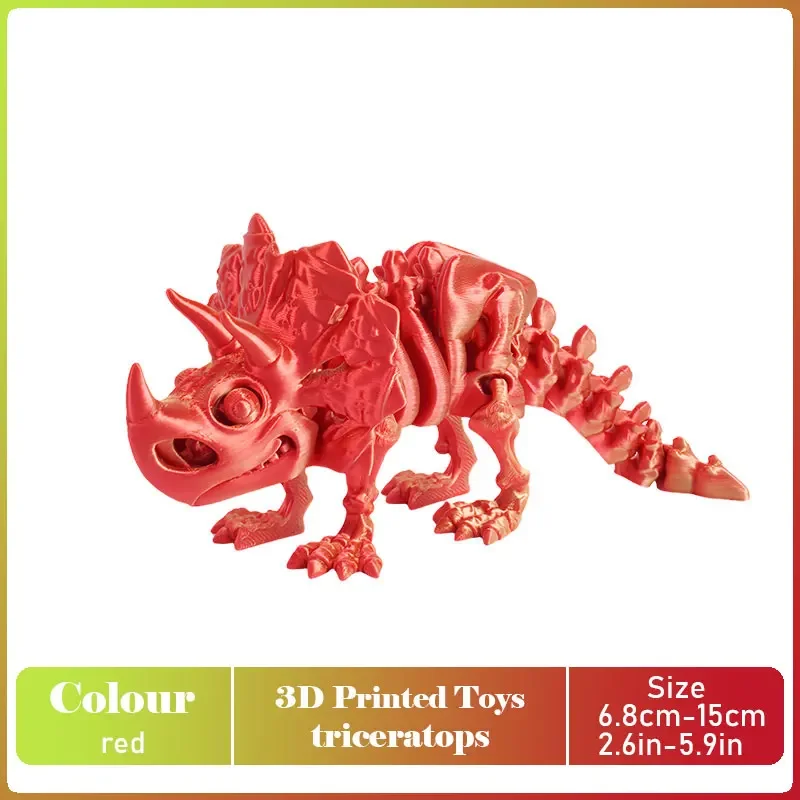 Realistic 3D Printed Movable Tyrannosaurus Rex Dinosaur Model - Decorative Desktop Piece & Unique Birthday Gift