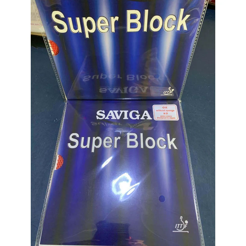 Dawei SAVIGA Super Block Table Tennis Rubber Long Pimples Ping Pong Rubber with 0.5/0.8/1.0mm Sponge Single Rubber Super Defense