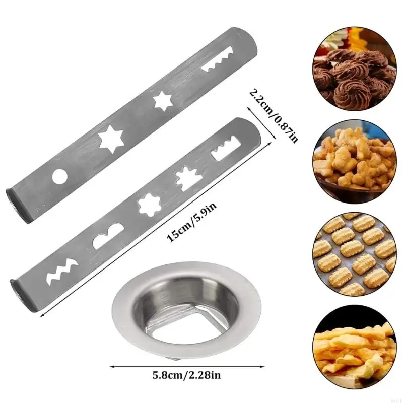 Stainless Steel Grinder and Mixer Parts Cookie Maker Attachment Grinder Assembly for Home Cooking Professional