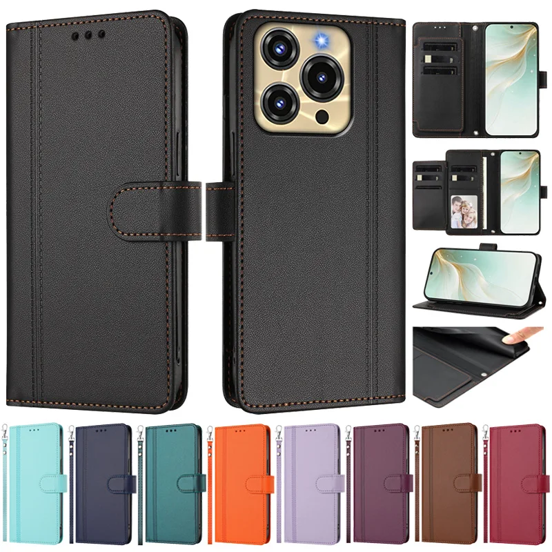 Premium Flip Case with Multi 9-Card Wallet Cover