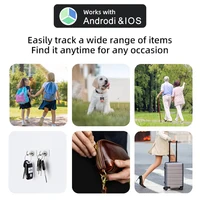 Smart Bluetooth GPS Tracker Tag Anti-Lost Reminder Compatible with Android IOS Car Key Pet Finder Rated Locator 2