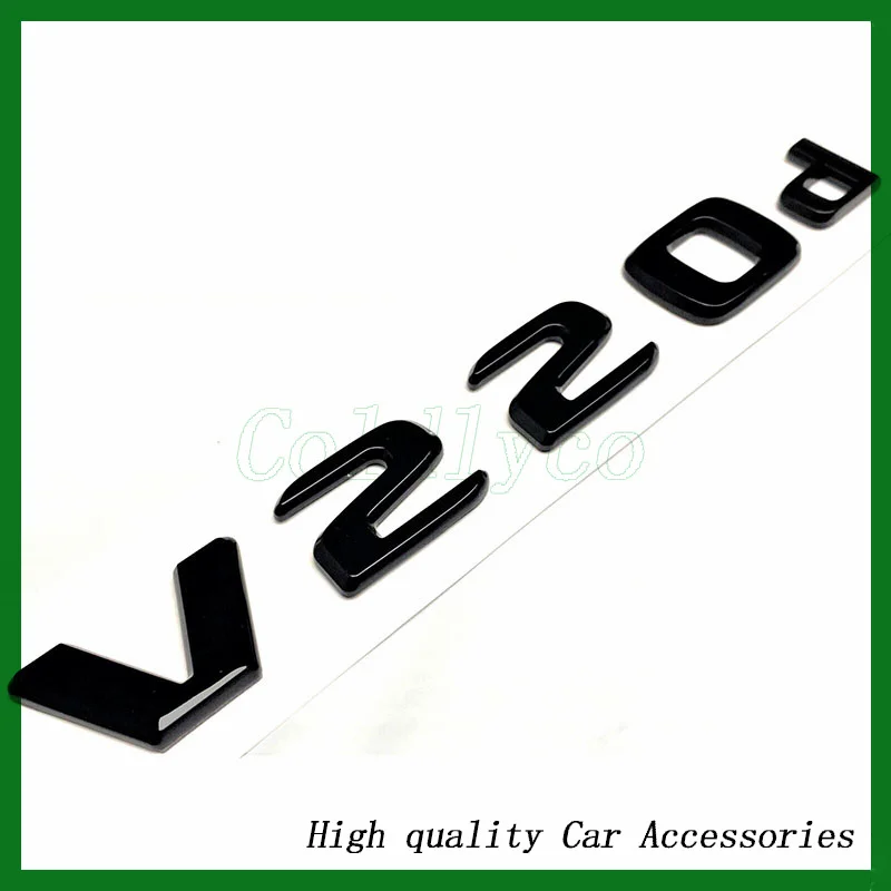 3D-Chrom-Buchstaben X250d X350d 4Matic Etition 1 Emblem, kompatibel for Mercedes Benz X-Klasse, Auto-Kotflügelabzeichen, Kofferraum-Namensschild, Logo-Aufkleber (Color : Silver X350d
