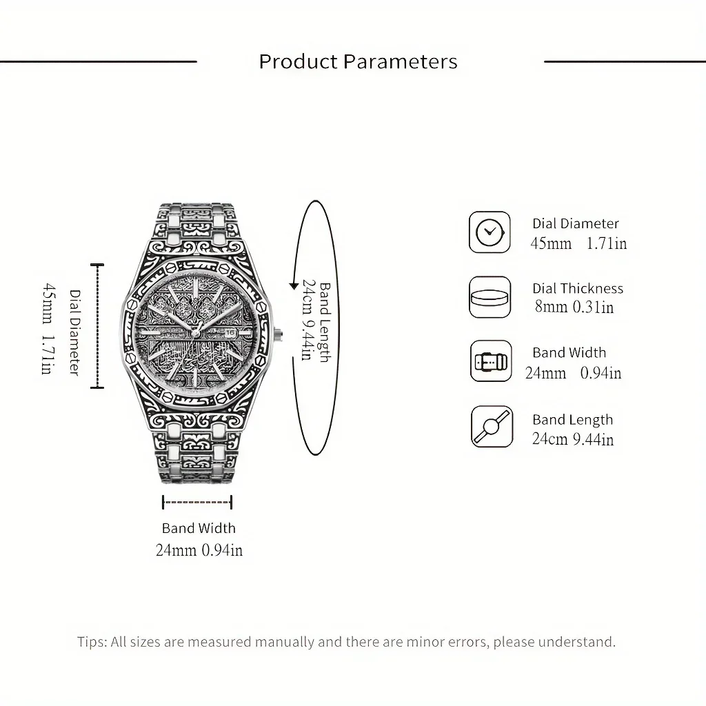 Vintage Elegant Men's Watch Fashion Business Trendy Watch