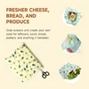 Weedi Reusable Beeswax Food Wraps Orangic Cotton Wrap Fabric, Fresh Keeping Eco Friendly Beeswax Wrap for Food bee's wraps 2