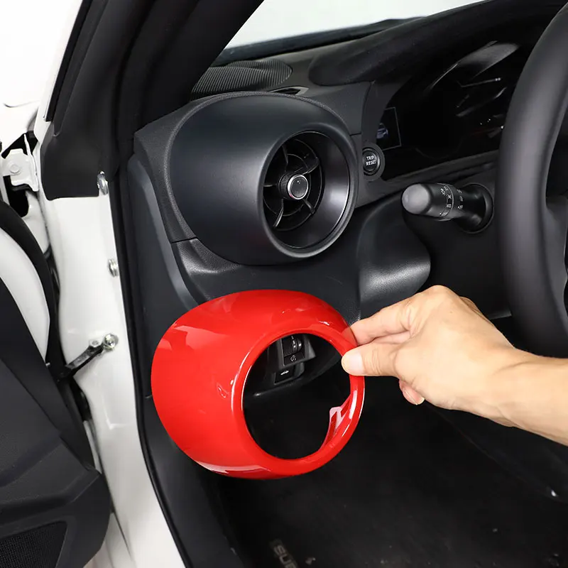 

For Toyota 86 For Subaru BRZ 22 ABS Red/carbon fiber Car Dashboard Side Air Vent Outlet Frame Cover Trim sticker Car Accessories