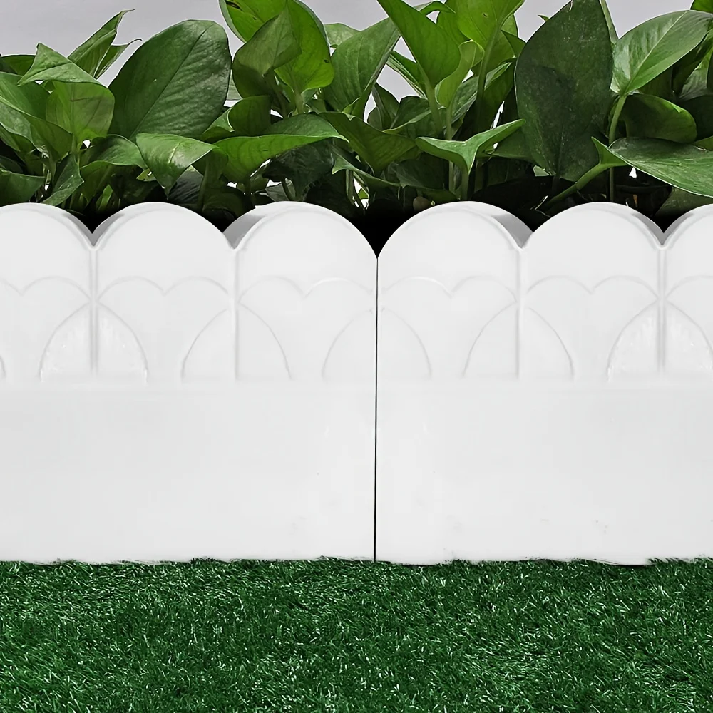 Reusable Concrete Mold 40x25x5cm Courtyard Garden Small Fence Model DIY Paving Mould Home Garden Floor Road Accessories 1pc concrete molds,garden path molds