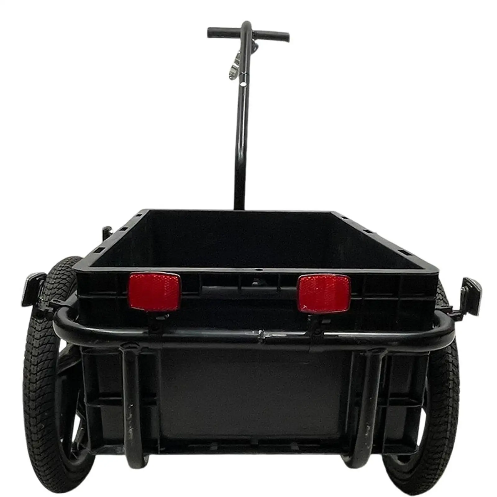 Towable Bike Cargo Trailer with Wheels Universal Portable Bicycle Wagon Cart Transportation for Trips Shopping Garden Camping