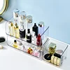 Desktop Makeup Organizer Emulsions Mask Storage Shelf Stackable Transparent Acrylic Cosmetics Rack Bedroom Sundries Container 4