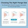 Silicone Flange Inserts for Breast Pumps Bottle brush Electric Breast Pumps Nipple Tunnel Narrow Connector 13/15/17/19/21/24mm 5