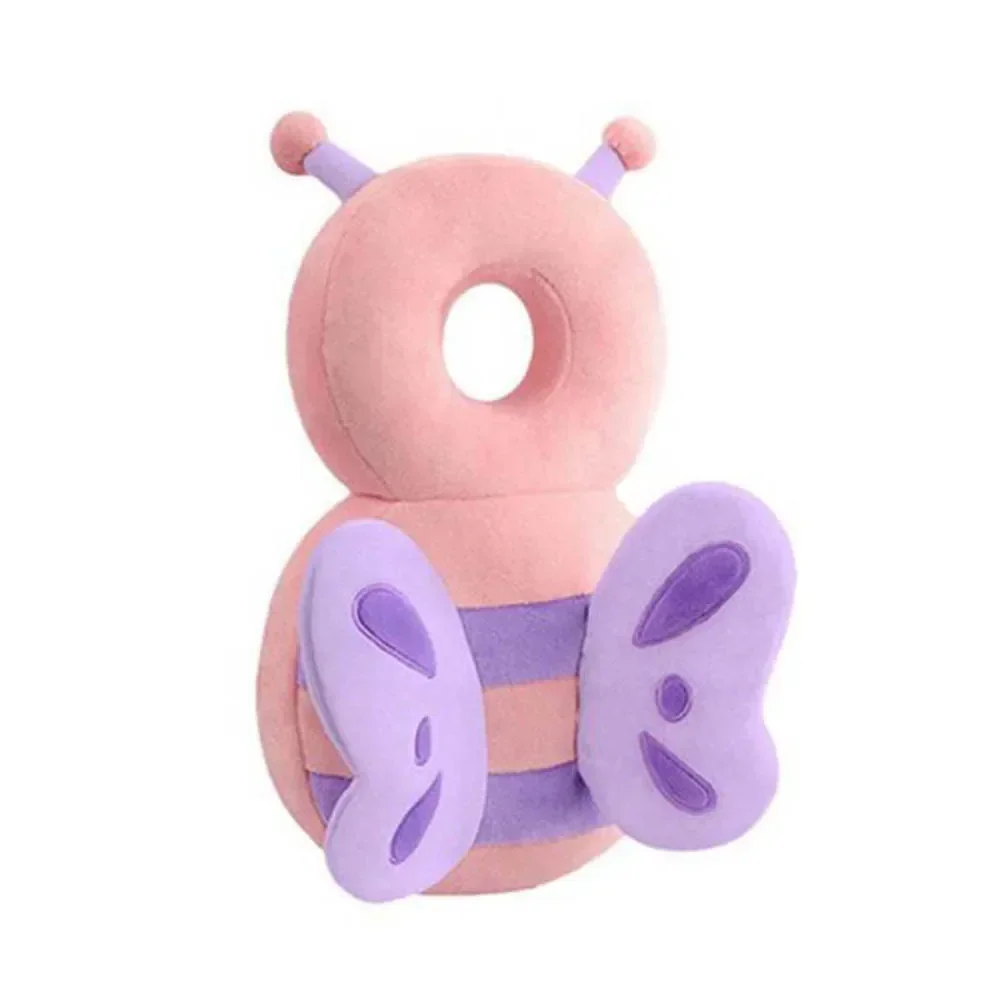 Newborn Headrest Security Pillows Backpack Toddler Baby Head Fall Protection Pad Cushion Cartoon Soft Security Pillows Backpack 3