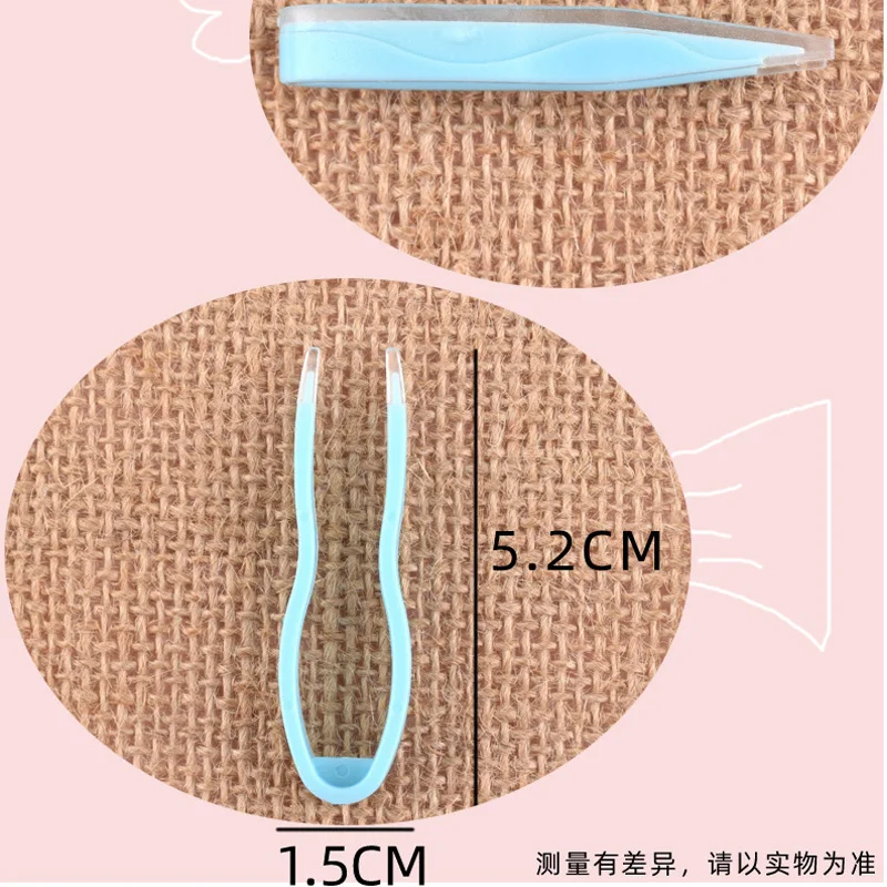 Contact Lens Inserter Remover Silica Gel Tweezers Clamps 5pcs