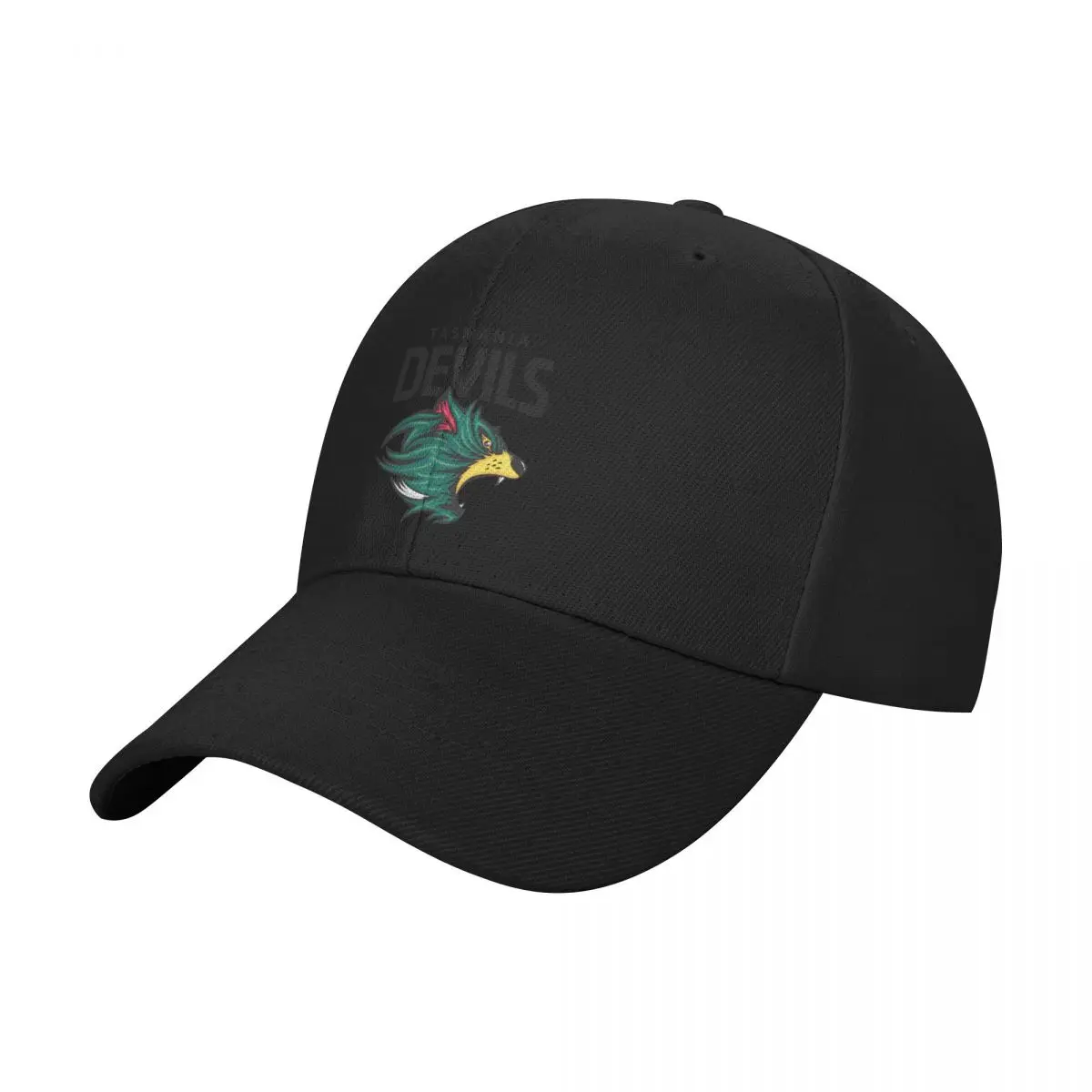 

Tasmania Devils Football Club Black Lettering Baseball Cap Anime Sunscreen For Man Women's