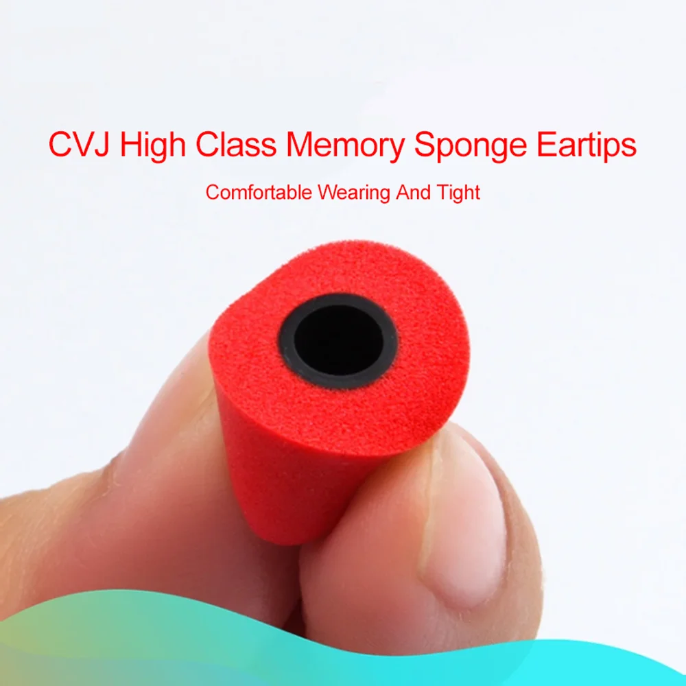 CVJ In-ear Memory Cotton Earplug Cap Sponge Earphone Cap 4.5 Caliber General Purpose