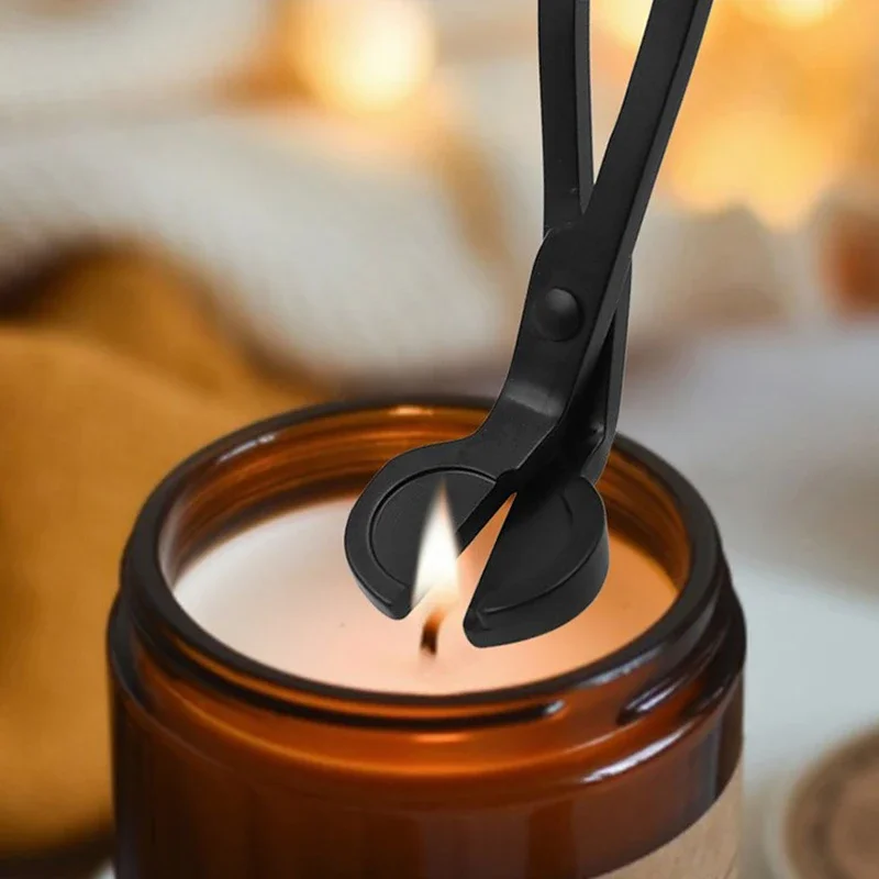Candle Extinguishing Tool Candle Trimmer Wick Trimming Scissors/hook/candle Tray/candle Nursing Tool Stainless Steel candle wick trimmer candle damper candle snuffer