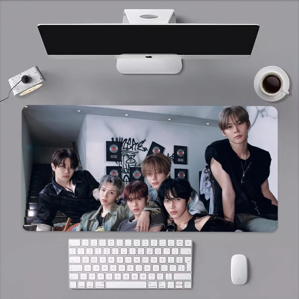 Kpop RIIZE RIIZING Mouse Pad Computer Laptop Gaming Office Wrist Guard Non Slip Keyboard Pad 5