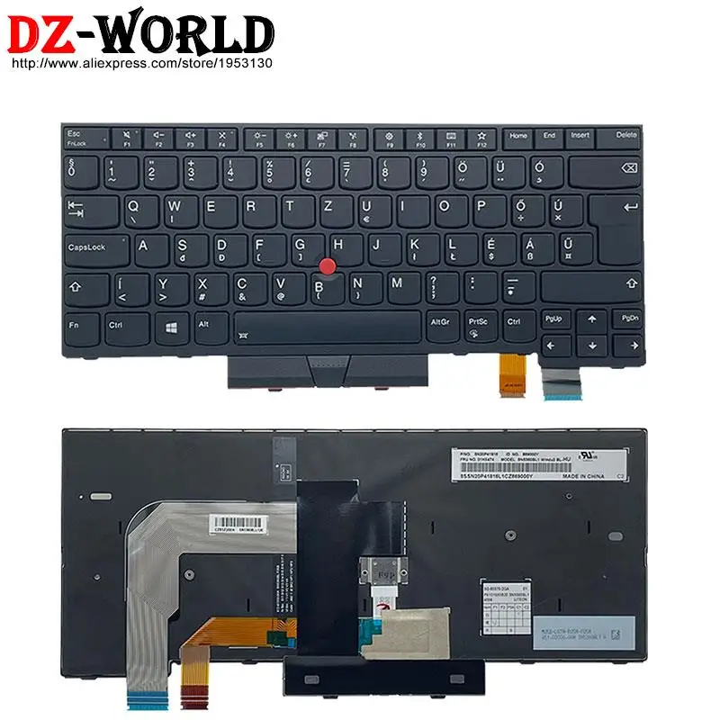 Cfb Cfr Las Teclado Retroiluminado para Lenovo Thinkpad T470 T480 A475 A485 Laptop Latino Espanhol Francês Canadense es cz fr ch si de hu - Imagem 2