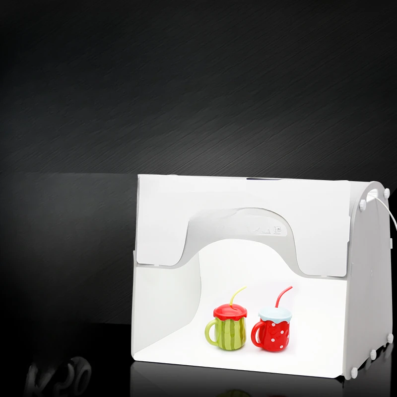 

Studio-type photo light box set LED fill light soft