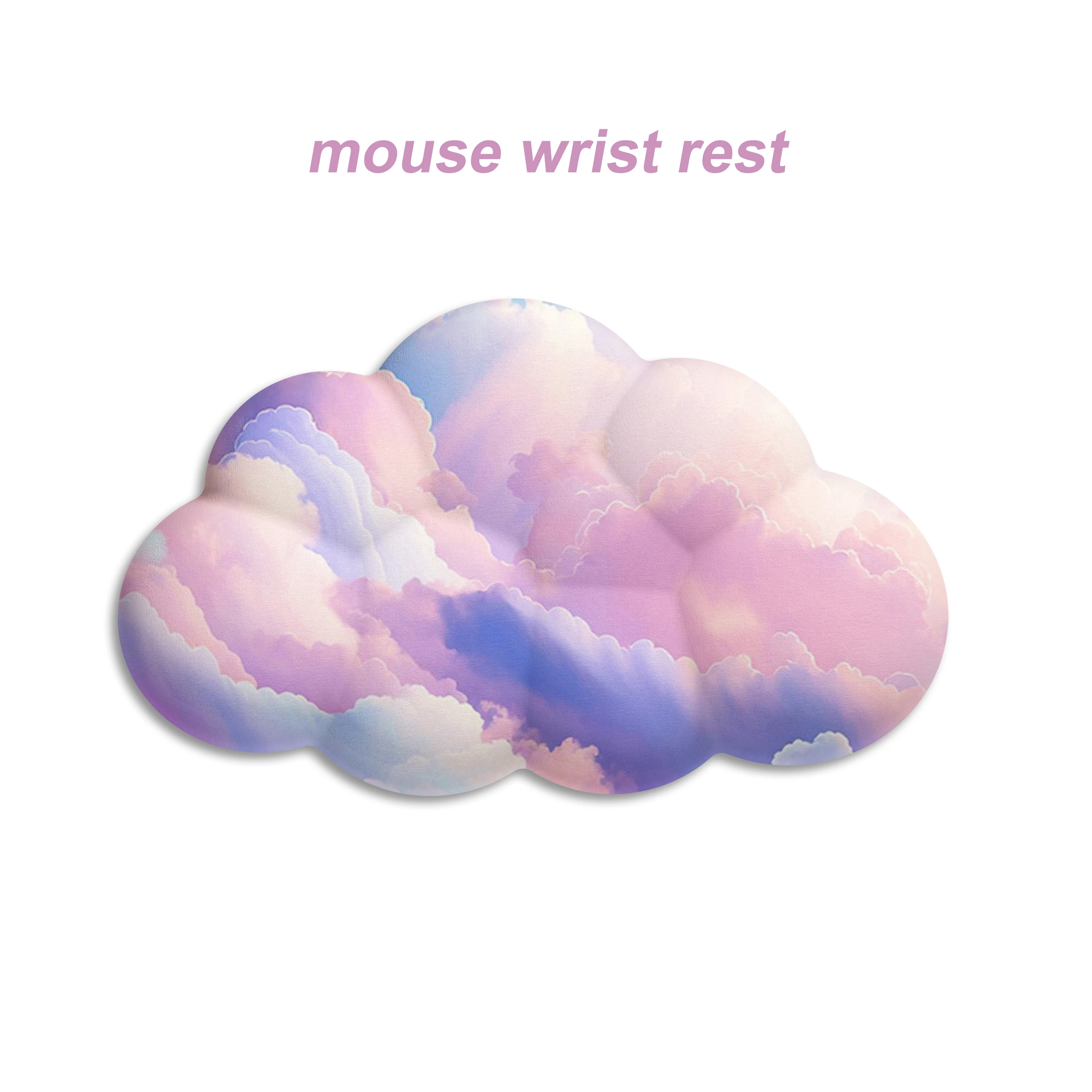Ergonomic Cloud Gradient Memory Foam Wrist and Mouse Pad Set