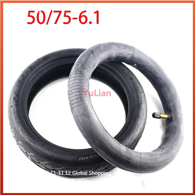 

50/75-6.1 For Xiaomi Mijia M365 Electric Scooter outer Tire Upgraded Inflatable Tyre 8 1/2X2 Tube Tire Replacement Inner Camera