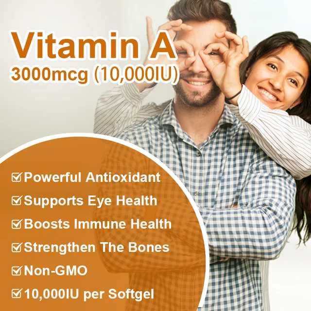 1723-752720.jpg BEWORTHS Vitamin A Capsules Effectively Antioxidant Skin Care Enhances Immunity and Supports Eye and Bone Health