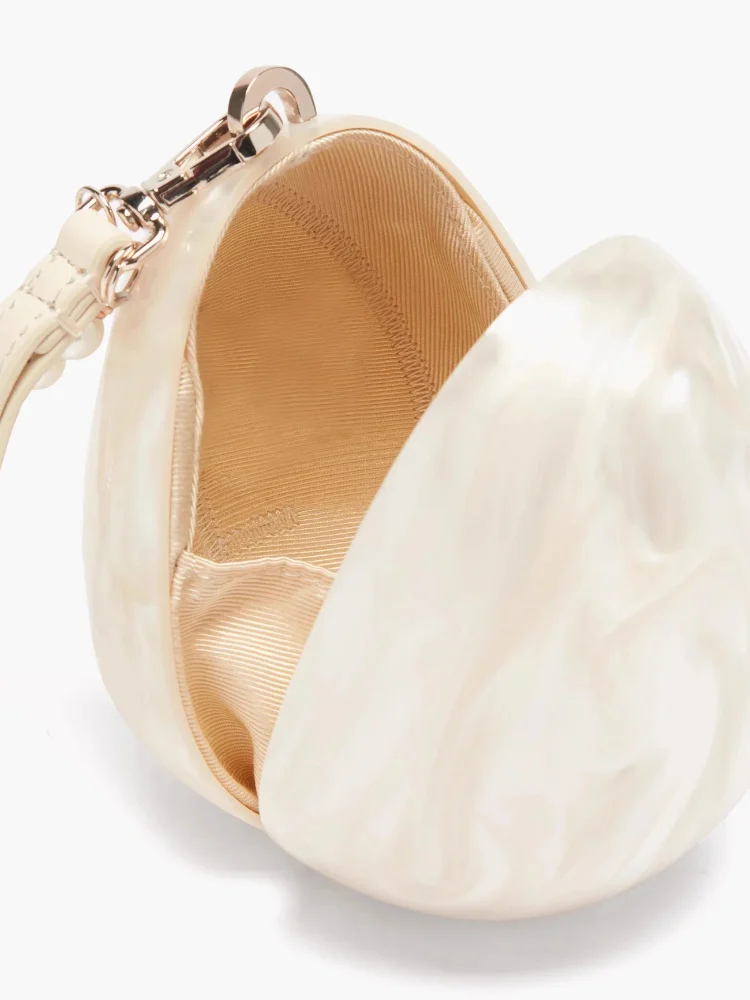 Mini Pearl Bag Crossbody Beaded Necklace Shoulder Handbag Egg Evening Fashion Totebag Women Hand Lady Phone Handbags Small Woman 4