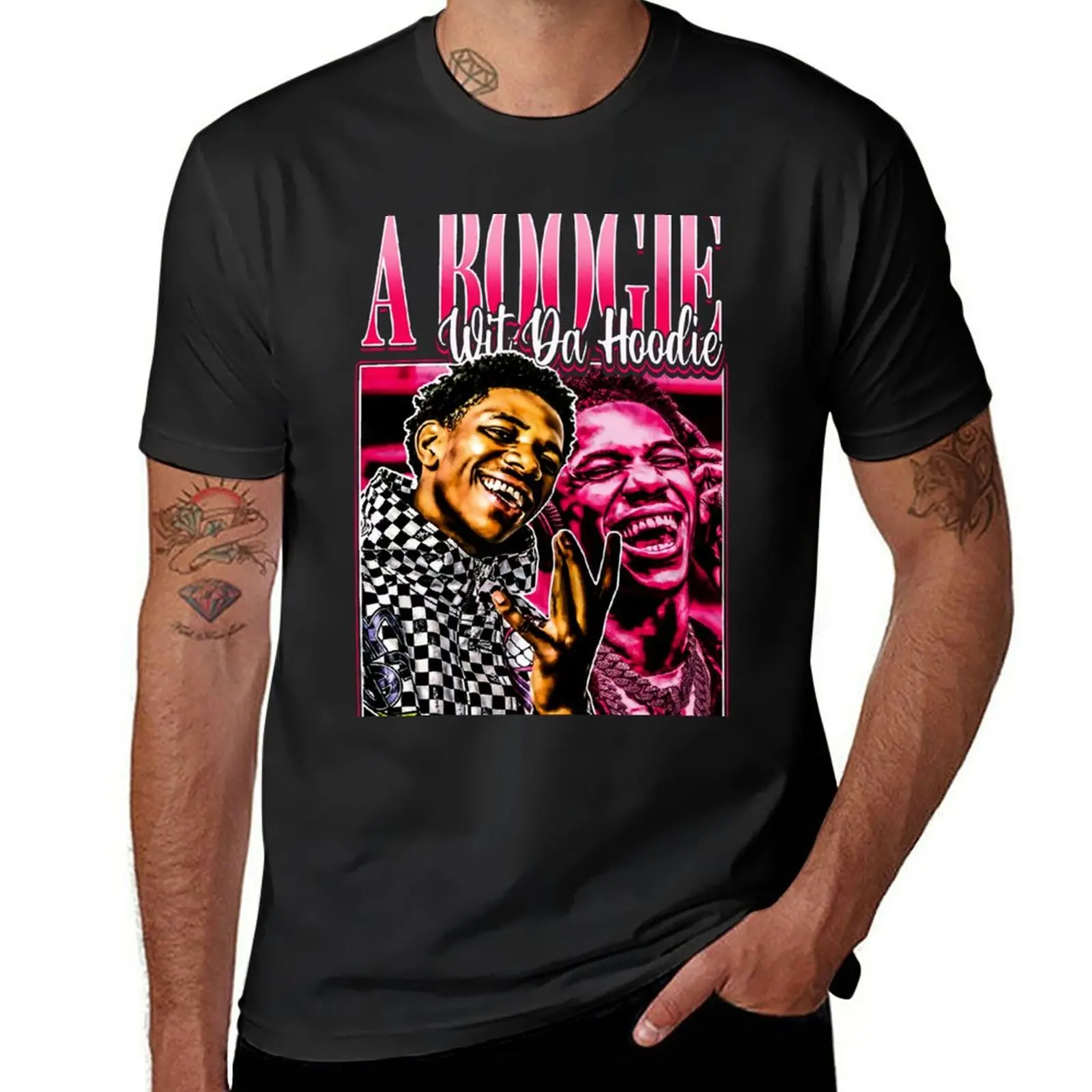 

New A Boogie Wit Da Hoodie T-Shirt Aesthetic clothing T-shirt short black t-shirts for men