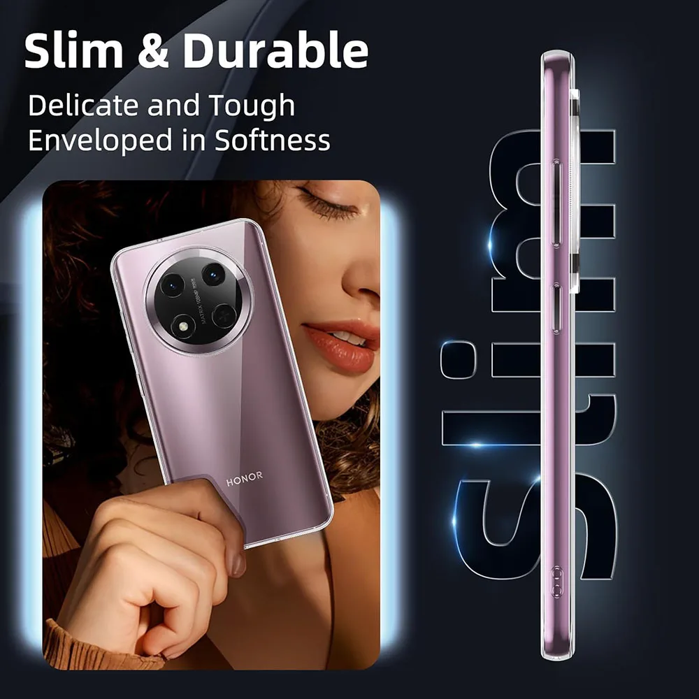 Ultra Thin Transparent Silicone Soft Phone Case - Clear Protective Cover