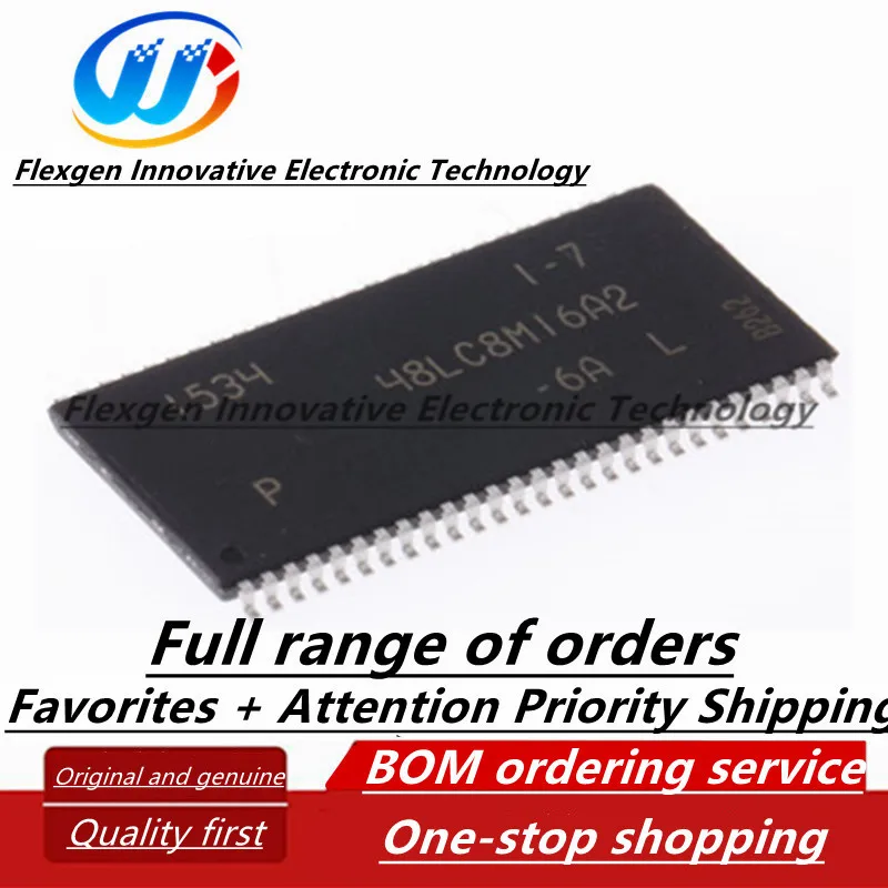 

(5pcs) MT48LC8M16A2P-6A:L Silk screen 48LC8M16A2 TSOP-54 memory