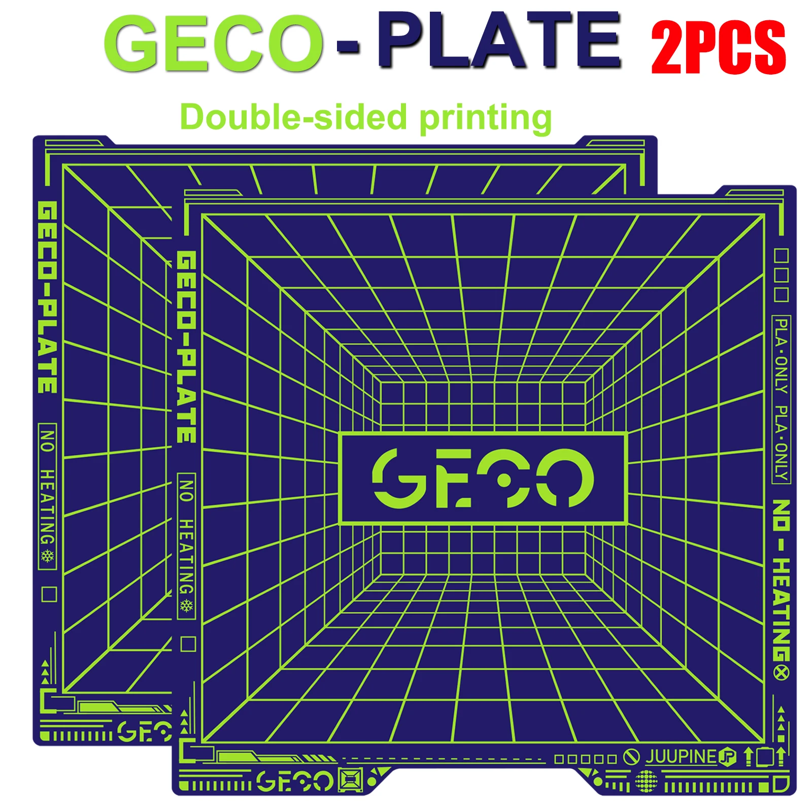 NEW Geco PLA Plate For Bambulab H2D Plate A1 Mini A1 X1 P1P P1S