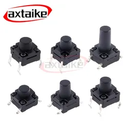 20PCS Waterproof Tactile Push Button Switches - 6x6mm, DIP SMD, 4 - Pin PCB (5mm SMD)