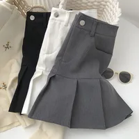 Y2K Vintage High Waist Pleated Skirt Women College Style Uniforms Safety Pants Mini Skirts Woman Korean Street Slim A-Line Skirt - Image 4