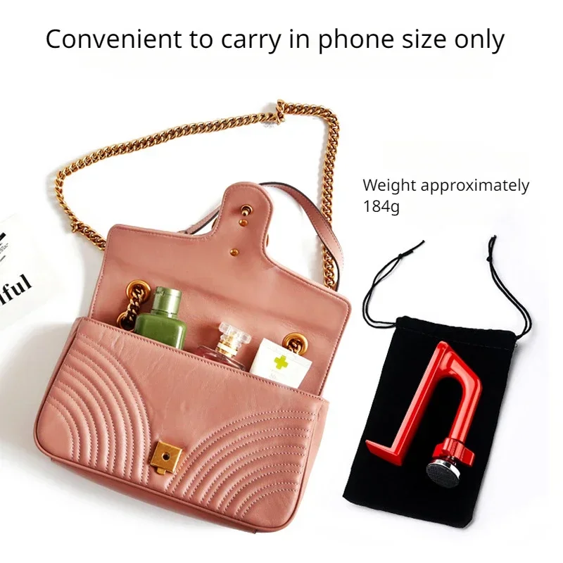 Home Rental Hotel Safety Solitary Living Door Stop Burglary and Anti Pry Door Stop Alarm Blocker for Door Stopper