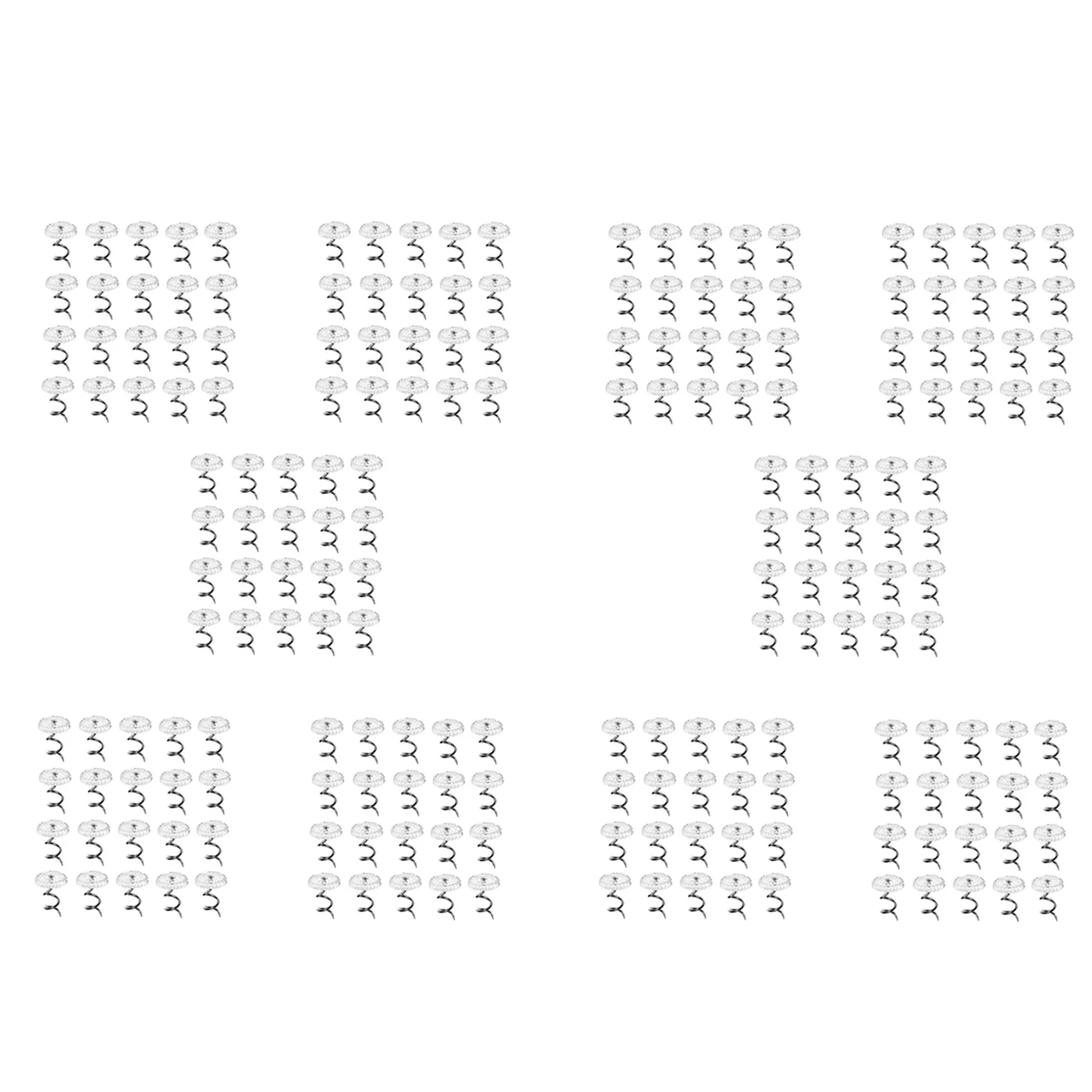 ABGE-클리어 헤드 트위스트 핀(실내 장, 슬립커버 및 침대 스커트용), 1000개 세트