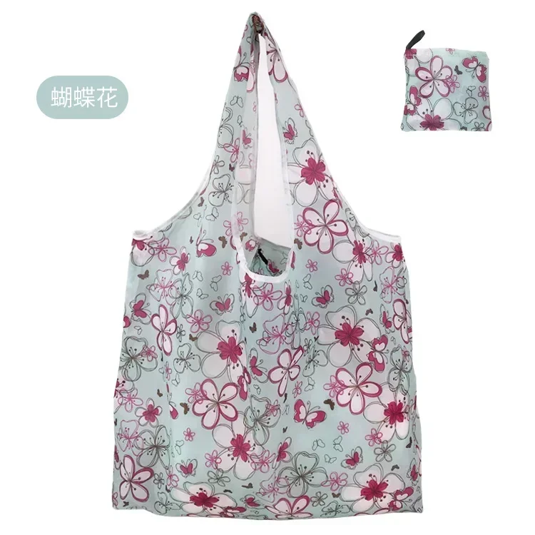 Floral Print Eco-Friendly Foldable Women's Tote Bag