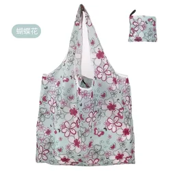 Floral Print Eco-Friendly Foldable Women's Tote Bag (24)