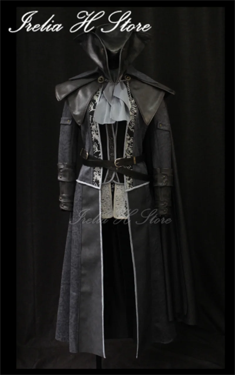 Irelia H Store Bloodborne The Doll Cosplay Costume Lady Maria Trench Cappotto Lungo Personalizzato