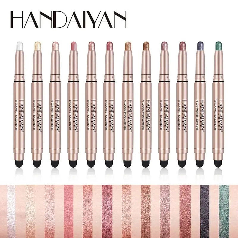 Eyeshadow Stick 12 Colors Matte Contouring and Highlight Cream Waterproof